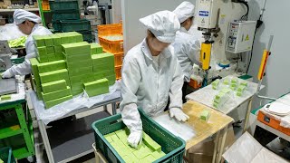 Mass Production Process of Soap. Korean Natural Soap Factory