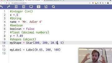 Python Types Intro - CMU CS Academy 9.1.1