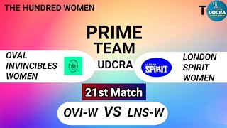 OVI-W VS LNS-W Fantasy Dream11 Prediction, OVI-W VS LNS-W The Hundred Women 2023, 21st match preview