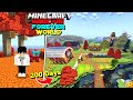 I Survived 200 Days in Forever World in Minecraft Hardcore | Minecraft 100 days.