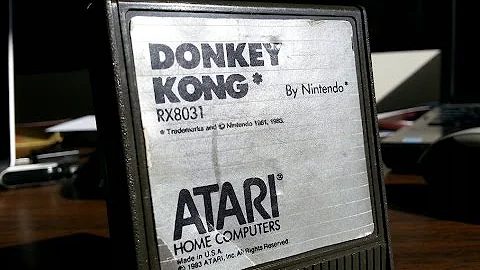 Classic Game Room - DONKEY KONG review for Atari Computers