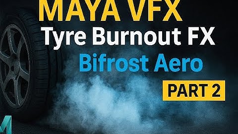 Insane Tyre Burnout Smoke in Maya! 🔥 | Bifrost Aero Tutorial Pt.2