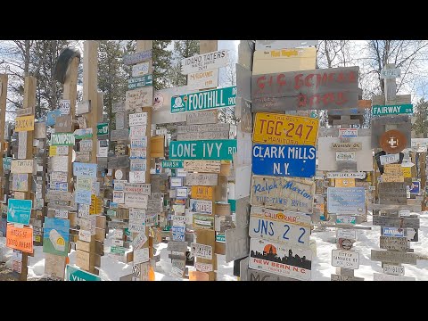 Watson Lake's Signpost Forest - Most Famous Attraction in this YUKON Town - Northern CANADA