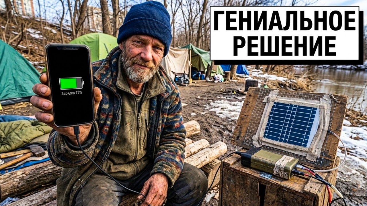 Я НЕ ПОВЕРИЛ СВОИМ ГЛАЗАМ! Откуда у бездомных электричество? Секрет раскрыт!