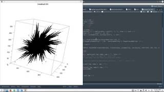 IFSPlot R package - Random Generated 3D IFS.