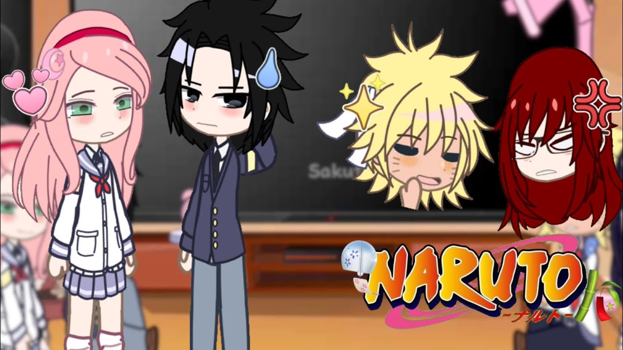 Naruto School au react! |SHIPPUDEN| •⚠️Canon!!• 🍅SasuSaku🌸 🍜NaruHina🪻