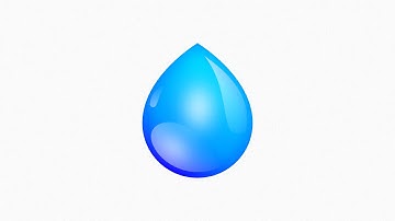 Water Drop Logo Design on iPad Affinity Designer App