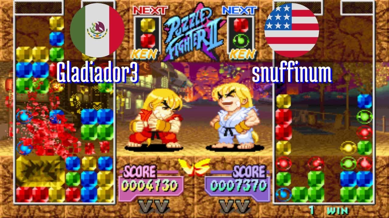 FT5 @spf2t: Gladiador3 (MX) vs snuffinum (US) [Super Puzzle Fighter II Turbo spf2 Fightcade] Aug 3