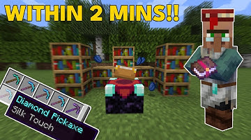 How to Get Silk touch in Minecraft - EASY TRICK (Bedrock/Java/PE)