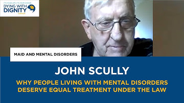 John Scully: Why people living with mental disorders deserve equal treatment under the law