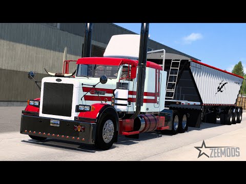 ATS ★ Peterbilt 379 (Cummins Signature 600 engine sound by ZEEMODS) American Truck Simulator 2K