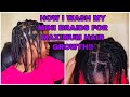 MY NATURAL HAIR WASH DAY ROUTINE (IN MINI BRAIDS) FOR HAIR GROWTH AND MAXIMUM MOISTURE RETENTION
