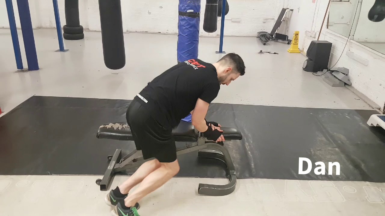 CPT Bench Jump challenge Dan 2 Boxing Training Nottingham