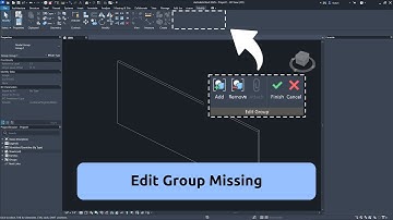 Edit Group tool buttons missing - Revit