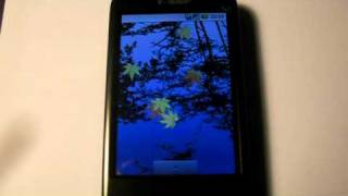HTC G1 Android 2.1 AOSP Eclair v1 with full LIVE WALLPAPERS WATER screenshot 5