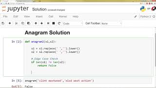 Anagram Check   Interview Problem   SOLUTION - 14