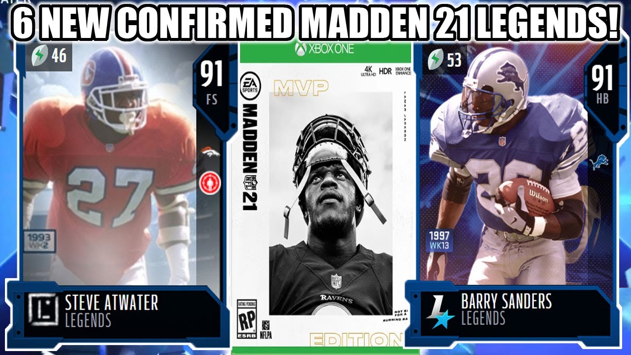 6 NEW CONFIRMED LEGENDS IN MADDEN 21 ULTIMATE TEAM! | MADDEN 21 ...