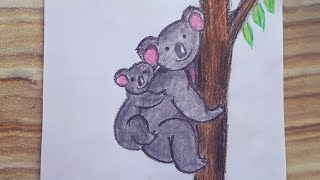 KOALA ÇİZİMİ/ KOALA NASIL ÇİZİLİR / KOALA BEAR DRAWING @sebnem_yucel