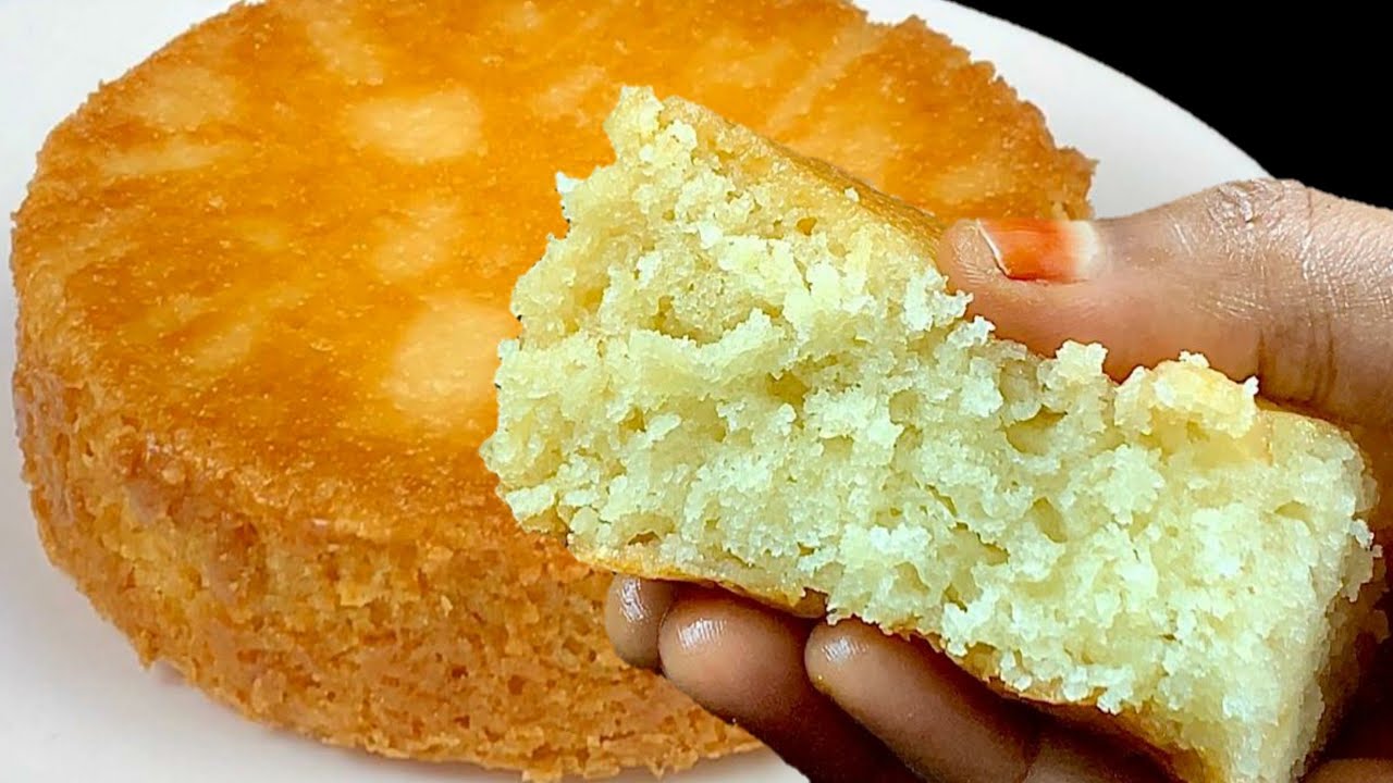 முட்டை இல்லாமல் வீட்டில் இருக்கும் பொருளில் புதிய முறையில் பஞ்சு போல சாப்ட் கேக்😋|EgglessSpongeCake