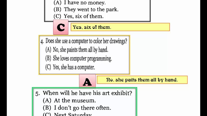 Hướng dẫn giải starter toeic unit 7