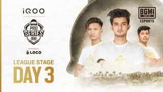 [Hindi] League Stage Week 1 - Day 3 | iQOO BMPS Powered By Loco