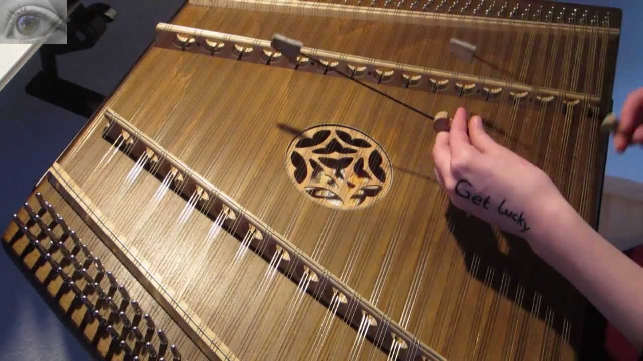 Get Lucky - Daft Punk Ft. Pharrell Williams (hammered dulcimer/Hackbrett cover)