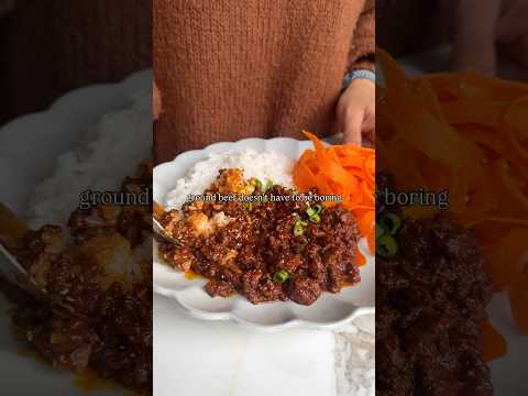 The Korean beef bowl I make once a week
