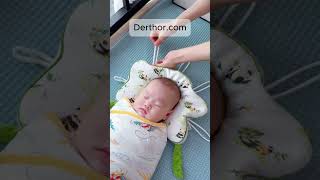 Babies are easily startled in their sleep, wake up easily when put down, and tend to tilt the