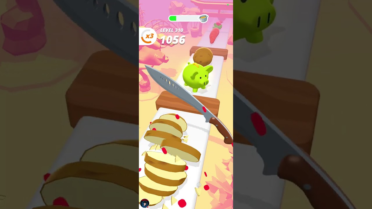 Perfect Slice Level (305-313) 9 Levels win in a row ||Gameplay||