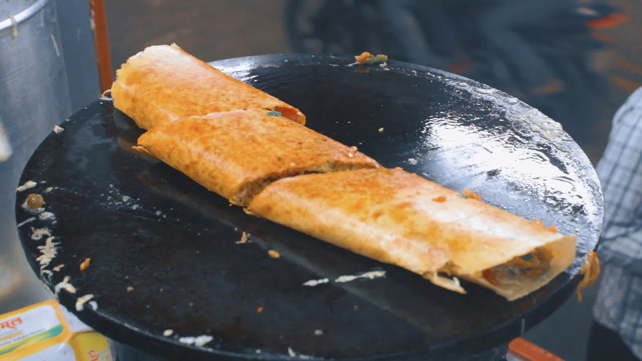 Special Maggi Masala Dosa | Cheese Dosa | Indian Street Food | Taste on the Track