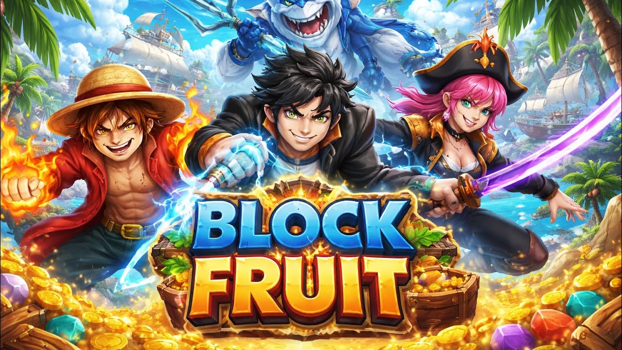 Finally i play block fruit - YouTube