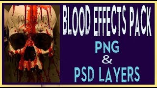 Blood Effects Pack  Phtoshop Png U0026 Psd File   Picsart Blood Png File  Download