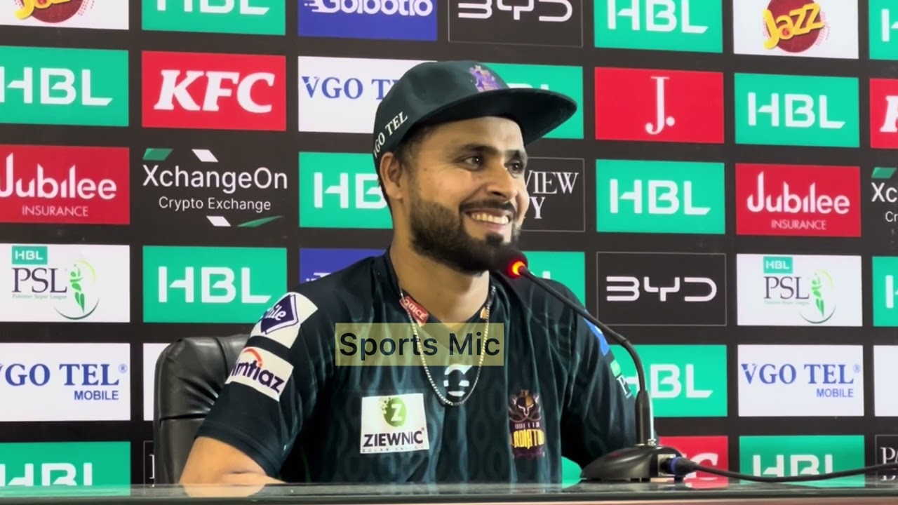 Quetta Gladiators Faheem Ashraf Press Conference | last over main pressure ni ta, we will win PSL