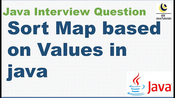 Sort Map based on Values in java || Sorting based on Map values in Java