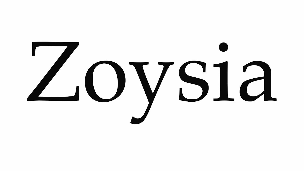How To Pronounce Zoysia YouTube how-to-pronounce-zoysia-youtube