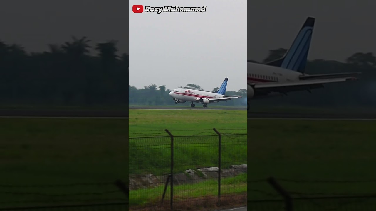 Cargo Airplane Trigana Air Boeing 737-300 J&T Express.