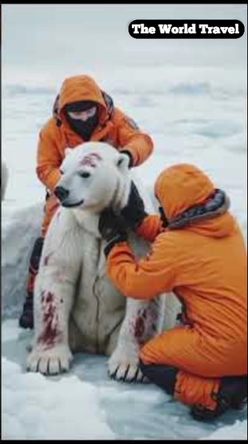 Heartwarming story moment of a brave rescue of a Polar Bear,#trending # ...