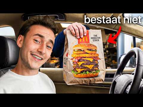 Ik Vroeg Elke Drive Thru Om Iets Te Verzinnen Wat Niet Bestaan