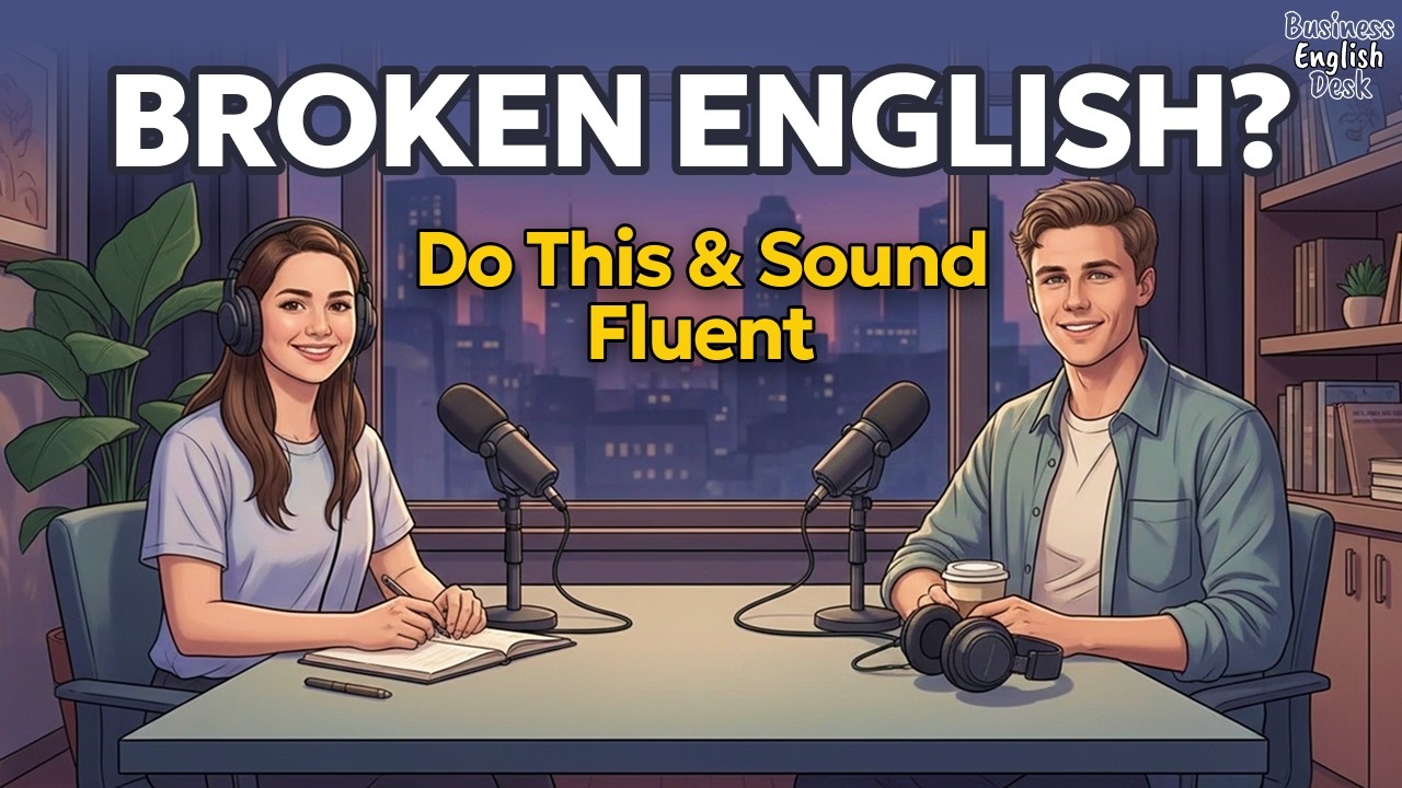 Stop Speaking Broken English! Learn How to Connect Sentences Naturally | Easy English Podcast