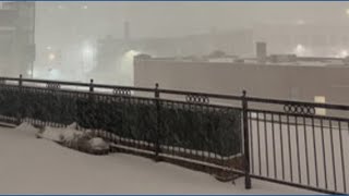 Brief but potent snow squall hitting Buffalo and WNY
