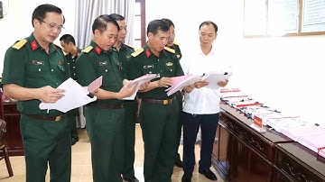 Quân khu 4 Kiểm tra hoạt động công tác Đảng, công tác chính trị trong Diễn tập khu vực phòng thủ