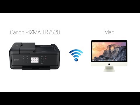 Setting up Your Wireless Canon PIXMA TR7520 - Easy Wireless Connect with a Mac