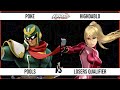 NC Arcadian 2023 - Pools Losers Qualifier - Poke (Captain Falcon) vs highdablo (Zero Suit Samus)
