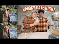 We had a cute SPOOKY date night | Baking, painting, shopping