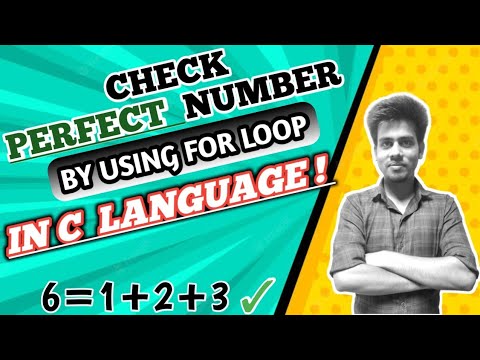 Perfect Number Program In C ||  Perfect Number In C Using For Loop || What Is Perfect Number ||