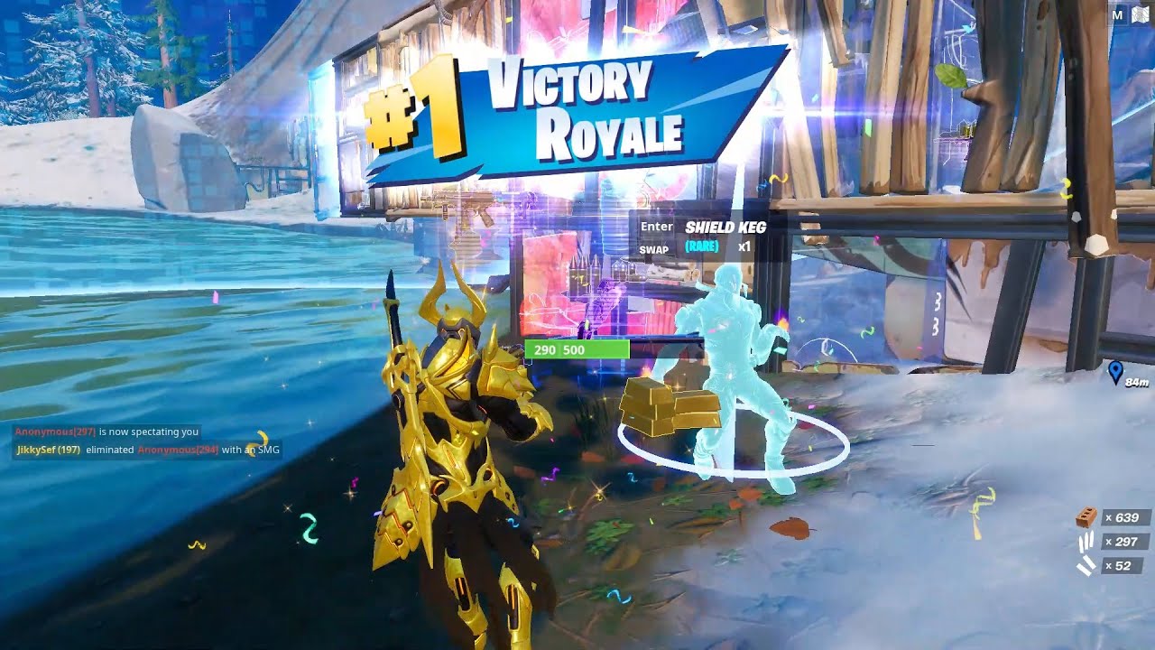 Fortnite 3:2 Victory Royale Using Omega Knight (Aurum Eques)
