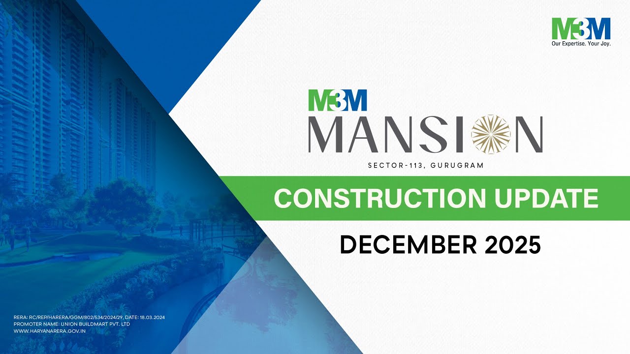 M3M Mansion – Construction Update December 2025