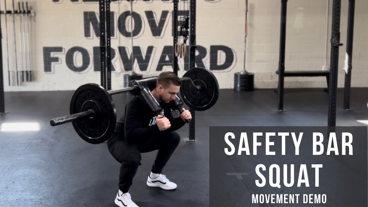 Safety Bar Squat Movement Demo - YouTube