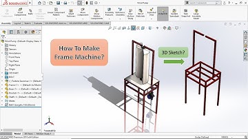Design a Wind Turbine Pump Table Frame Use Solidworks