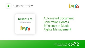 Automated Document Generation Boosts Efficiency in Music Rights Management